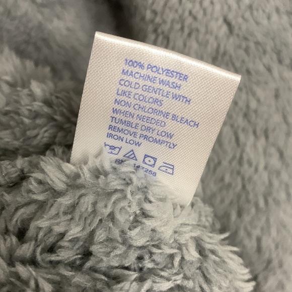 Simply Southern Women’s Classic Cozy Sherpa Quarter Zip Medium Gray - Picture 7 of 7